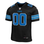 Detroit Lions - Maglia da partita NFL personalizzata alternativa - Nera