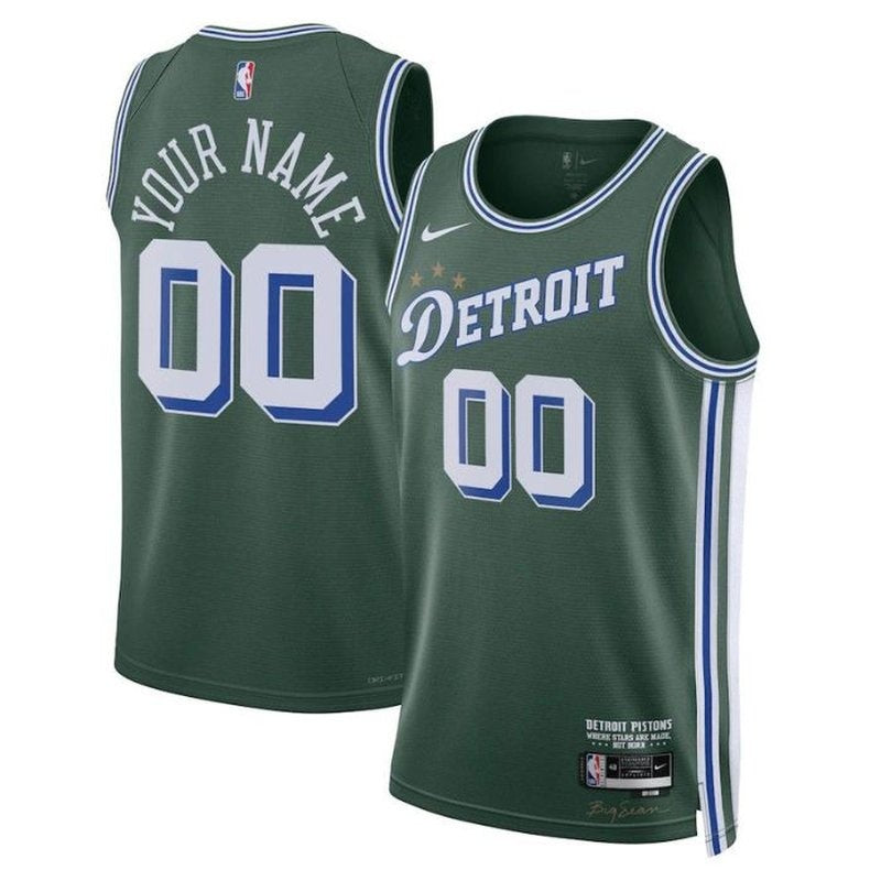 Camiseta Unisex de los Detroit Pistons 2023 NBA - Edición City - Verde