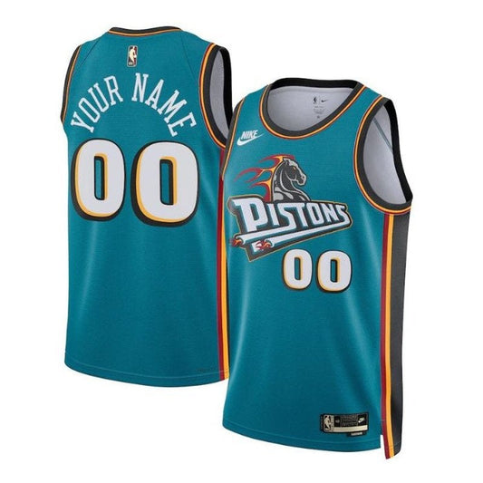 Maillot unisexe Detroit Pistons NBA 2023 - Édition classique - Sarcelle