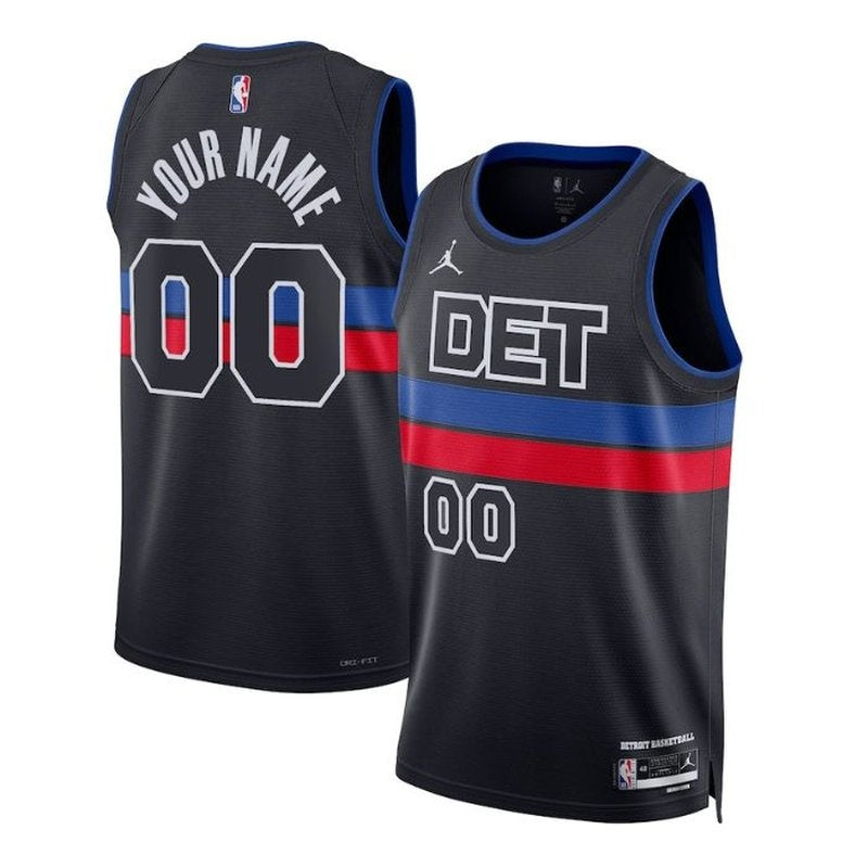 Camiseta unisex de los Detroit Pistons 2023 de la NBA - Edición Statement - Azul