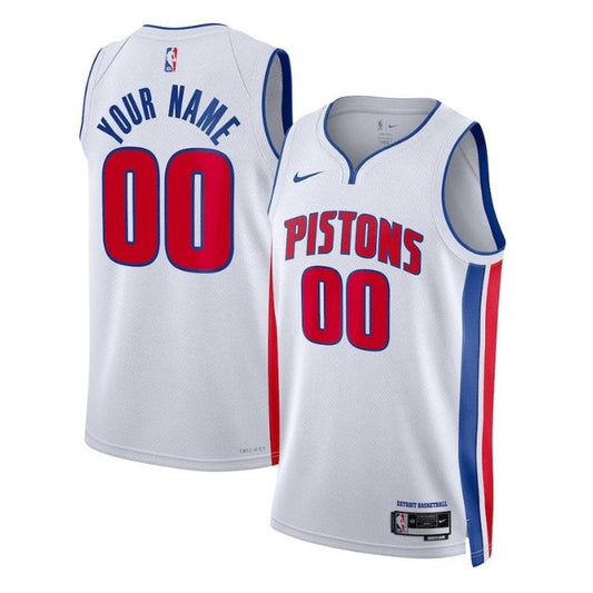 Maillot NBA unisexe Détroit Pistons 2023 blanc - Édition Association