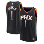 Maglia NBA Devin Booker Phoenix Suns 2023 Fast Break Player Nera - Edizione Statement