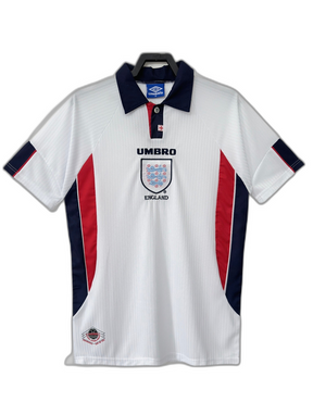 England 1998 I Home Jersey - Retro Version