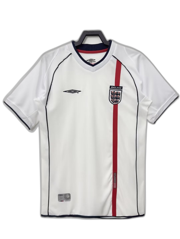 Inghilterra 2002 I Maglia Home - Versione Retro