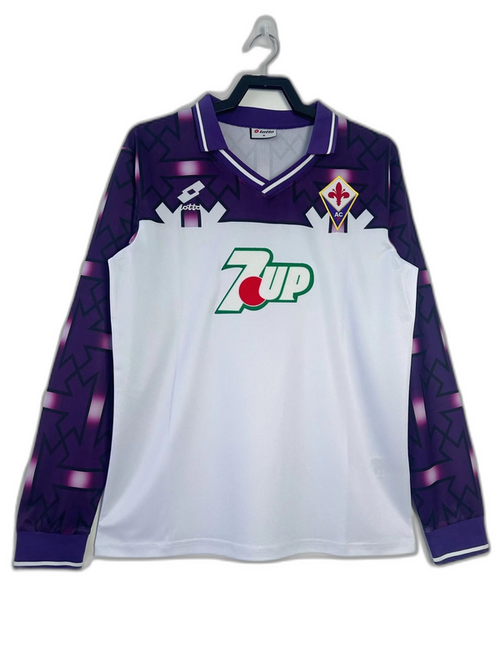 Fiorentina 92/93 II Away Jersey - Long Sleeve Retro Version