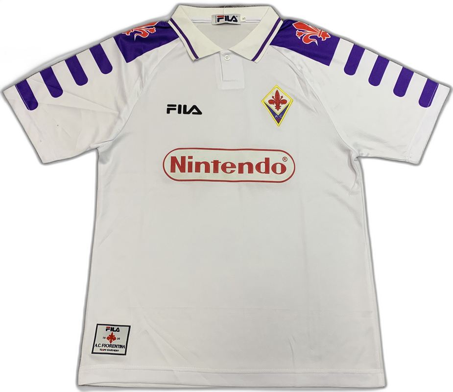 Camiseta Fiorentina 98/99 Segunda Equipación - Versión Retro