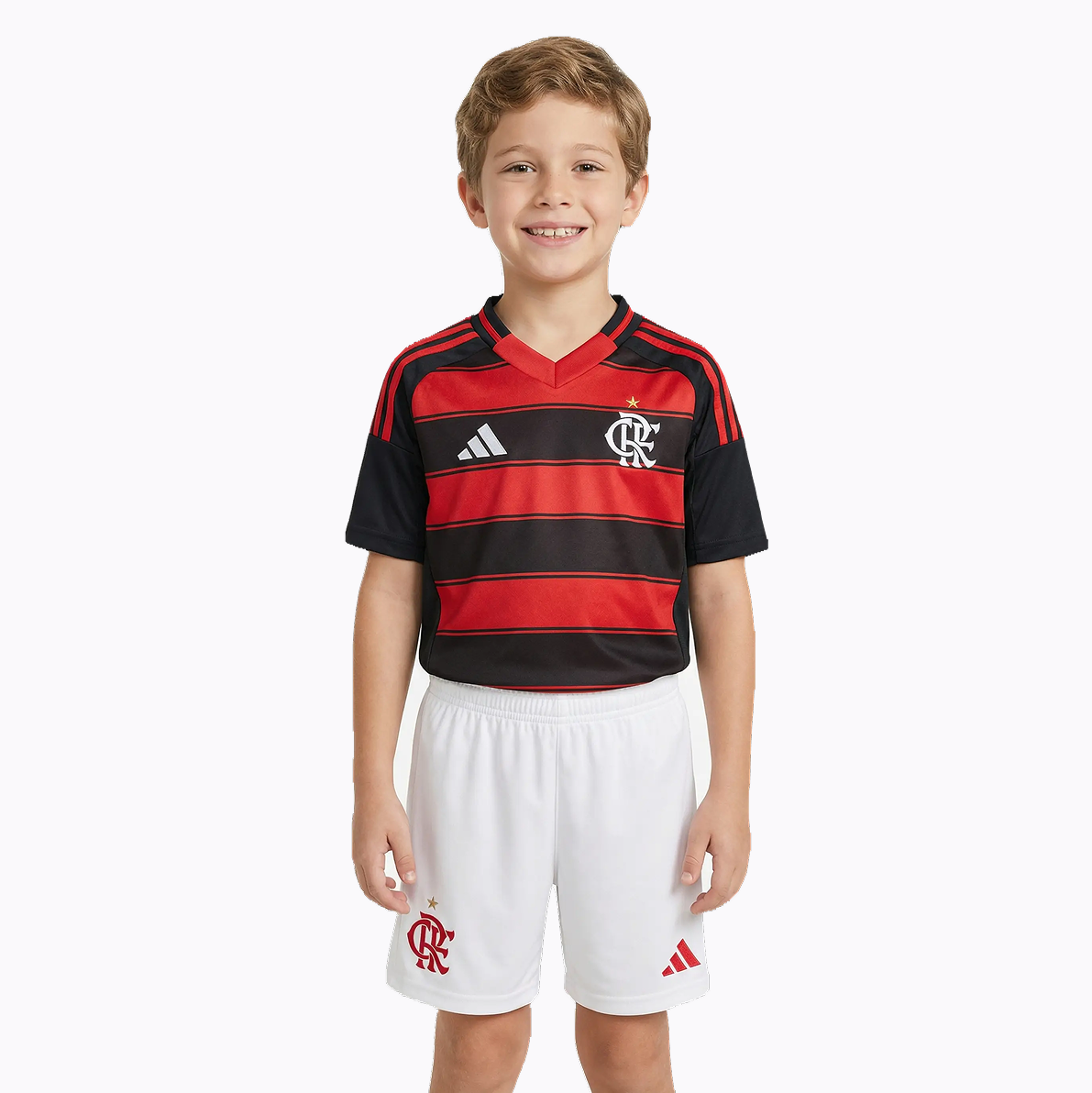Kids Kit Adidas Flamengo 2025/26 I