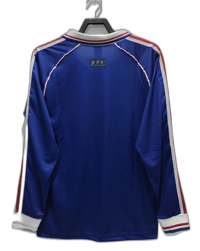 Maglia Home Francia 1998 I - Versione Retro a Maniche Lunghe