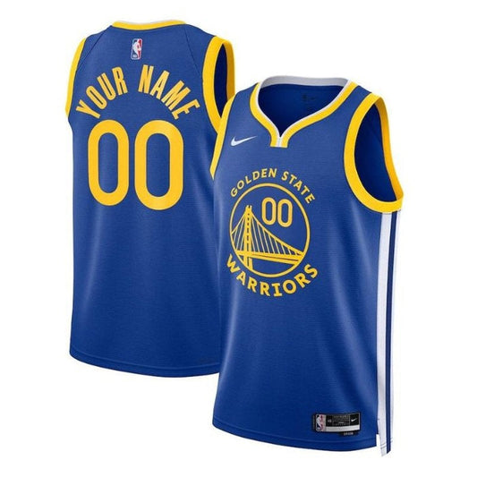 ゴールデンステート・ウォリアーズ ユニセックス 2023 NBA ユニフォーム ブルー - アイコンエディション