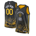 Camiseta unisex de los Golden State Warriors de la NBA 2023 - Edición Ciudad - Negra