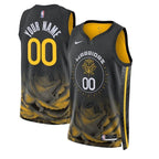 Camiseta unisex de los Golden State Warriors de la NBA 2023 - Edición Ciudad - Negra