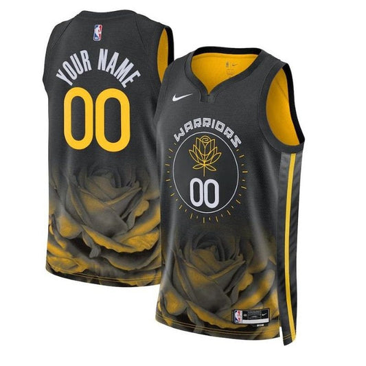 ゴールデンステート・ウォリアーズ ユニセックス 2023 NBA ユニフォーム - シティエディション - ブラック