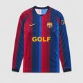 Barcelona 26/27 Home Golf Edition - Long Sleeve Player Version - front