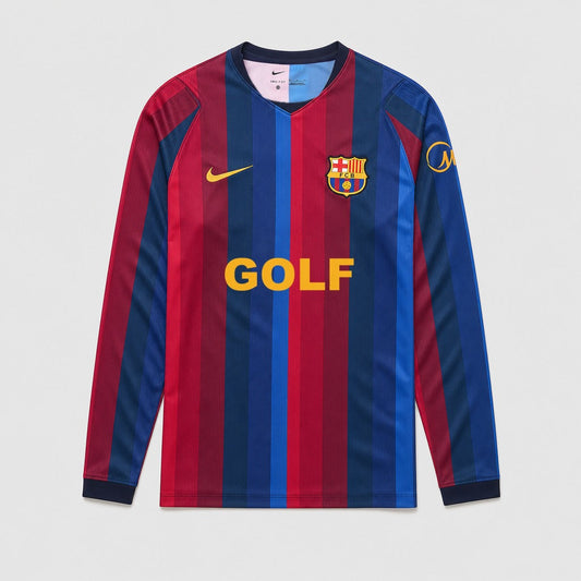 Barcelona 26/27 Home Golf Edition - Long Sleeve Player Version - front