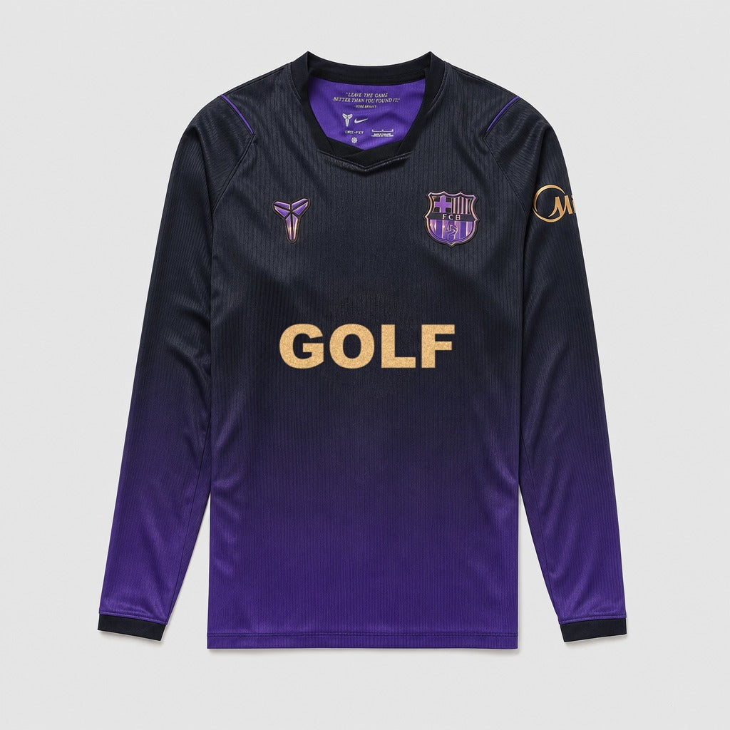 Barcelona 26/27 Away Golf Edition - Long Sleeve Player Version - front