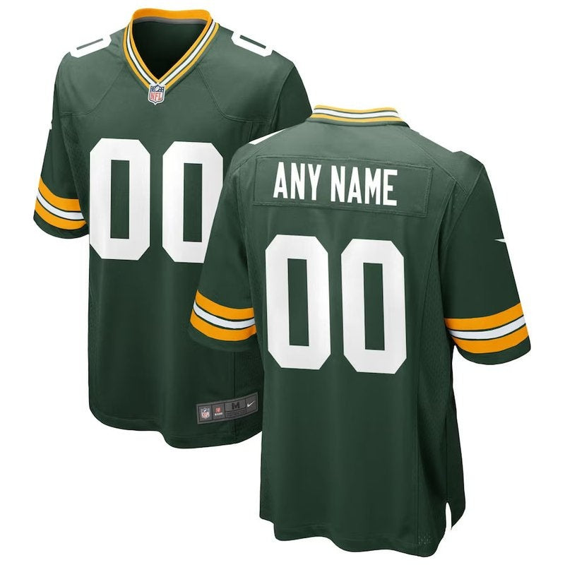 Green Bay Packers - Maglia da partita NFL personalizzata - Verde