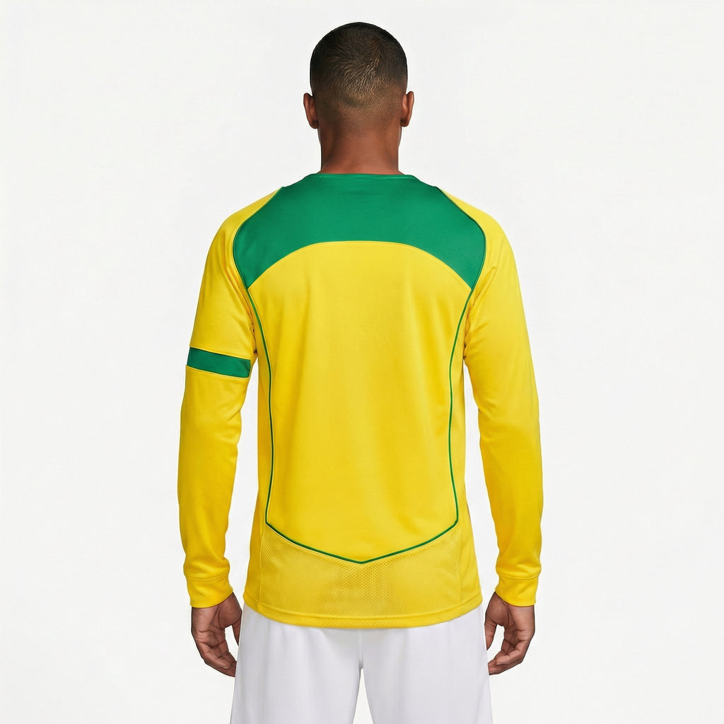 Camiseta retro de Brasil 2004 I - Manga larga