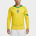 Camiseta retro de Brasil 2004 I - Manga larga