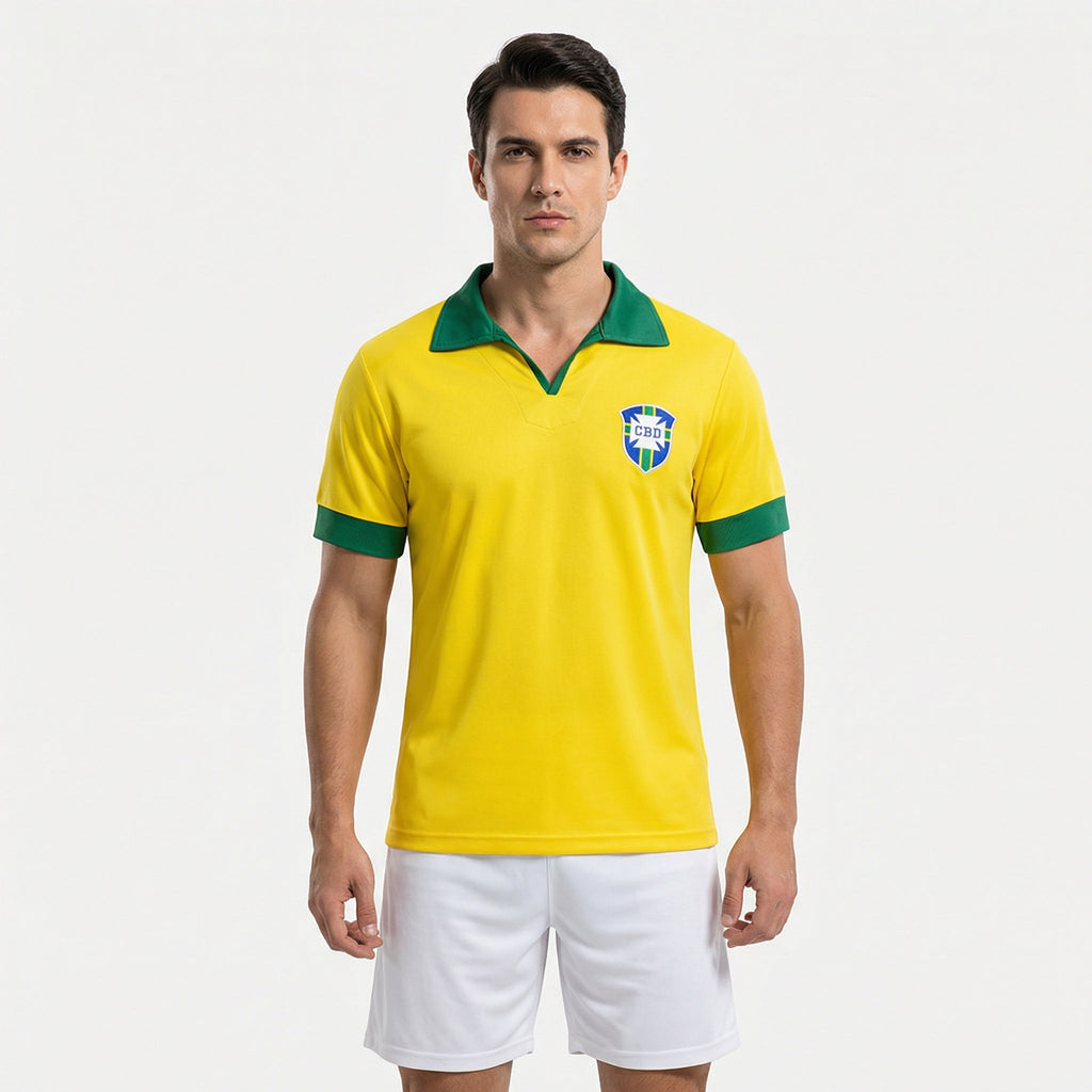 Brazil 1958 Retro Jersey