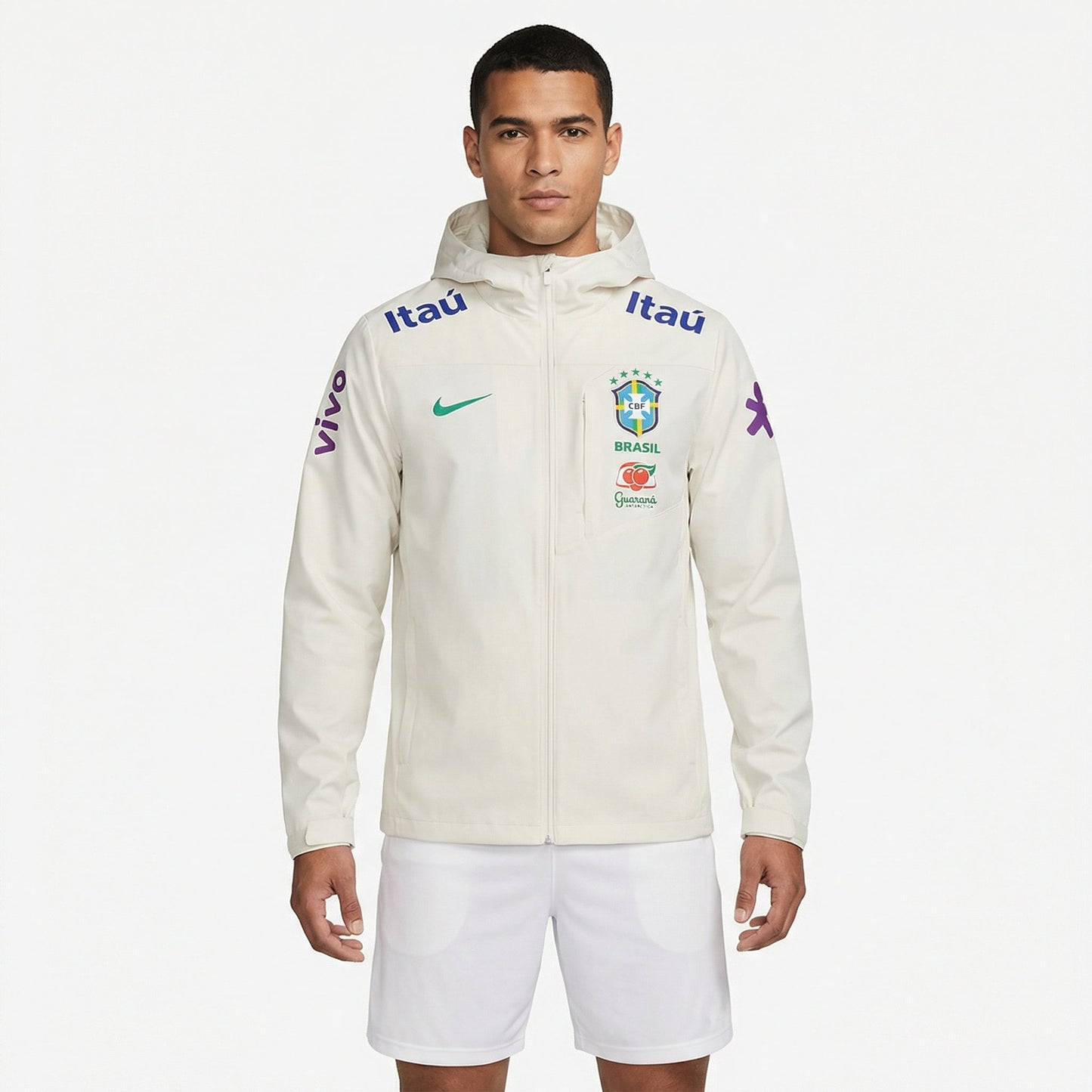 Jacket Nike Brasil 2025/26 Off White Man