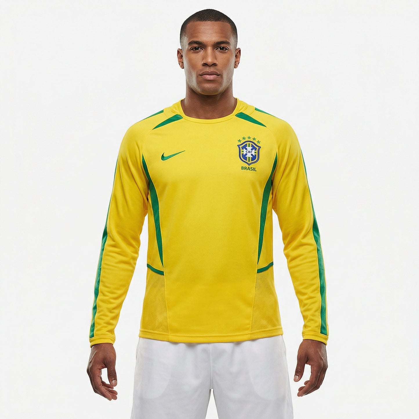 Jersey Nike Brasil 2002 I Retro Longsleeve Man