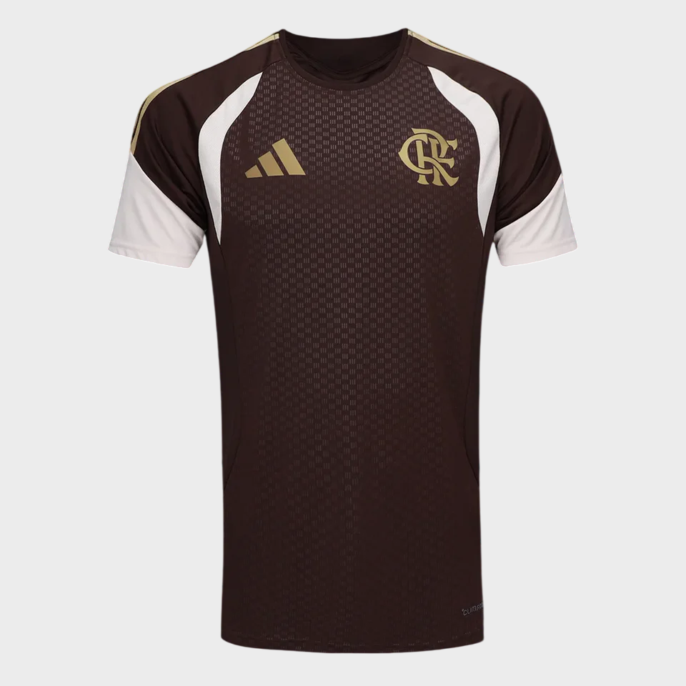Jersey Flamengo Training 26/27 - Fan Adidas Man - Marrom
