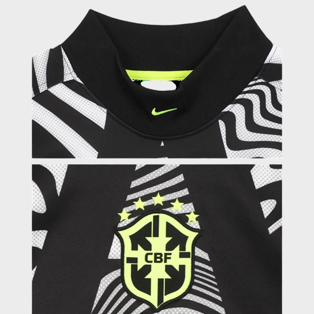 Jersey National Team Brasileira Goalkeeper Longsleeve - 26/27 - Fan Nike