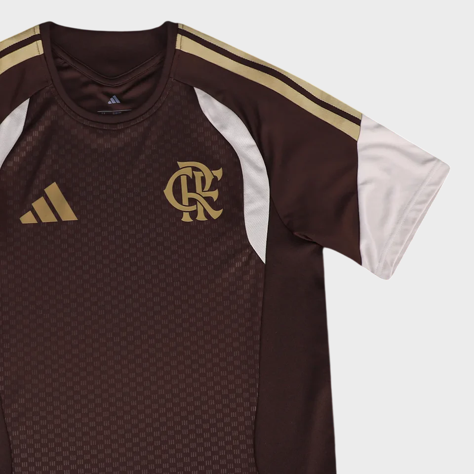 Jersey Flamengo Training 26/27 - Fan Adidas Man - Marrom