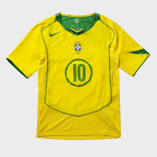 Jersey National Team Brasileira I 2004 Reedição Total 90 Nike - RONALDINHO 10