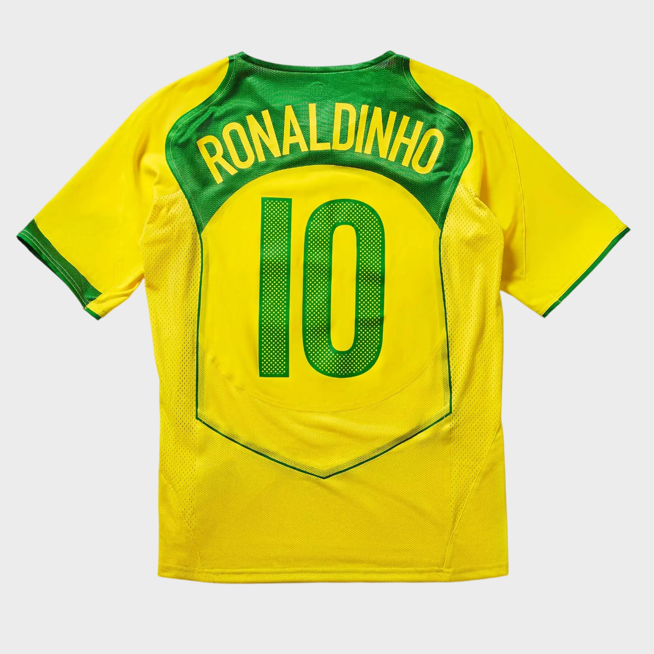 Jersey National Team Brasileira I 2004 Reedição Total 90 Nike - RONALDINHO 10