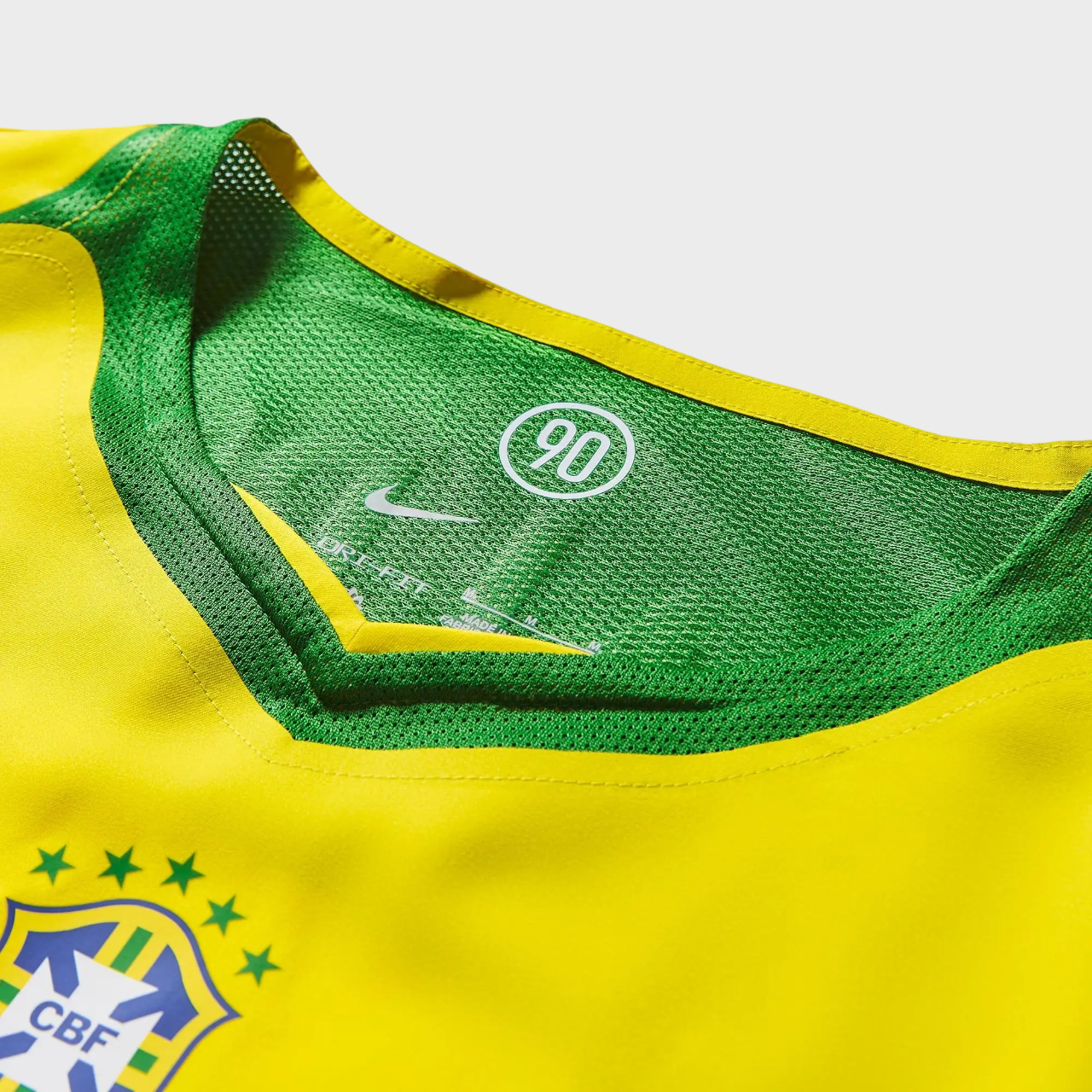 Jersey National Team Brasileira I 2004 Reedição Total 90 Nike - RONALDINHO 10