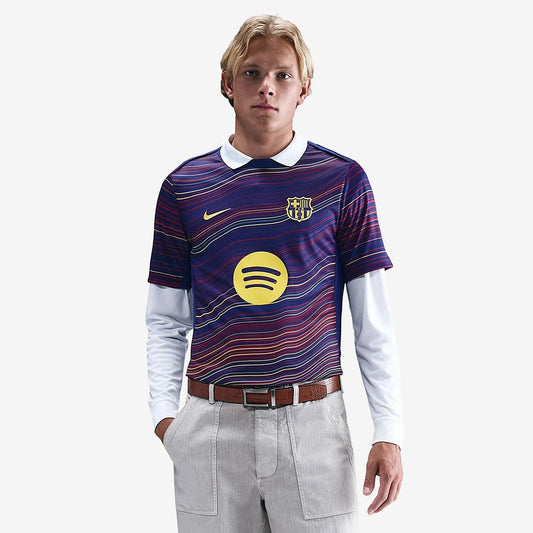 Jersey Nike Barcelona 2025/26 Pré-Jogo