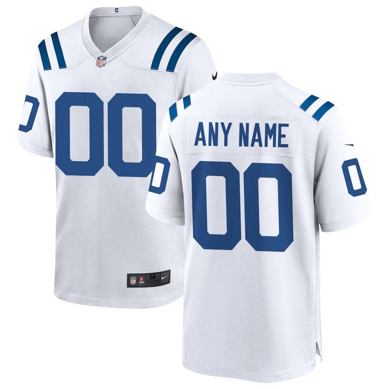 Ind. Colts - Maglia da gara NFL personalizzata - Bianca
