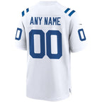 Ind. Colts - Maglia da gara NFL personalizzata - Bianca