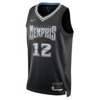 Camiseta de la NBA Ja Morant Memphis Grizzlies Unisex 2023 - Edición Ciudad - Negro