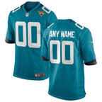 Jacksonville Jaguars - Maglia da partita NFL personalizzata della squadra - Verde petrolio