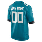 Jacksonville Jaguars - Maglia da partita NFL personalizzata della squadra - Verde petrolio