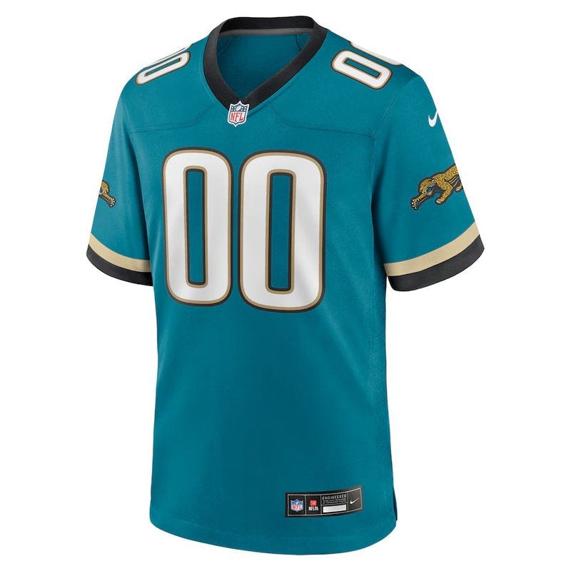 Jacksonville Jaguars - Maglia da gara NFL personalizzata Prowler Throwback - Verde petrolio