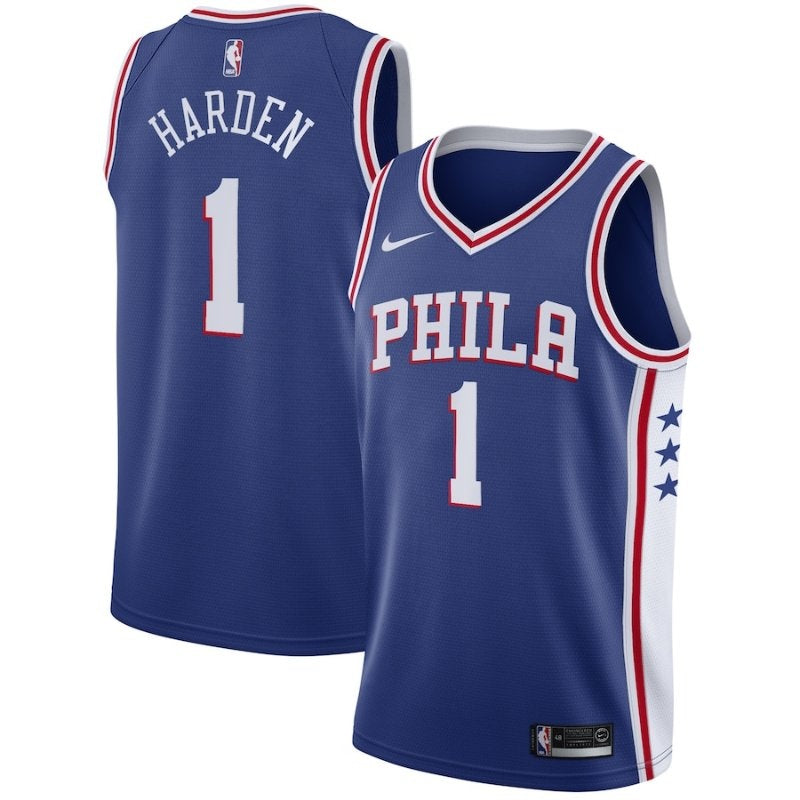 Maglia NBA James Harden Philadelphia 76ers 20222 - Icon Edition - Royal