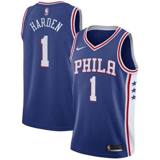 Maillot NBA James Harden Philadelphia 76ers 20222 - Icon Edition - Royal
