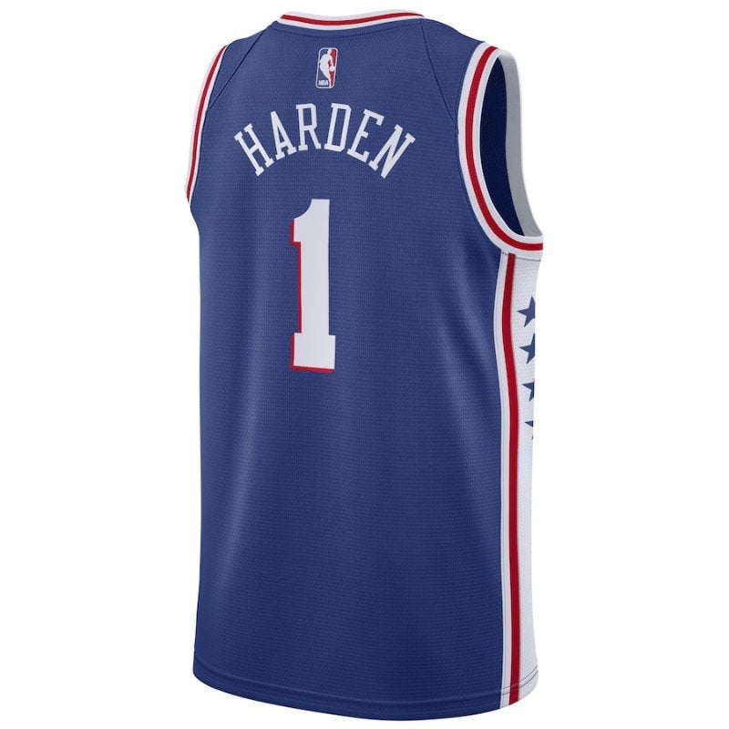 Maglia NBA James Harden Philadelphia 76ers 20222 - Icon Edition - Royal