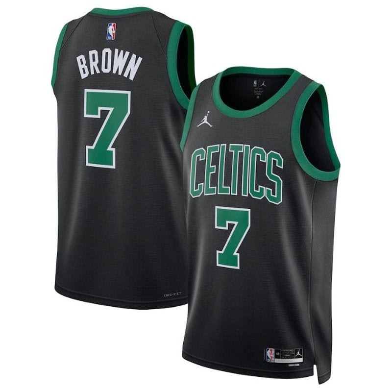 Maglia NBA unisex Jaylen Brown Boston Celtics 2023 Statement Edition - Nera
