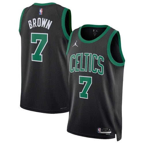 Jaylen Brown Boston Celtics Unisex 2023 Statement Edition NBA Trikot - Schwarz