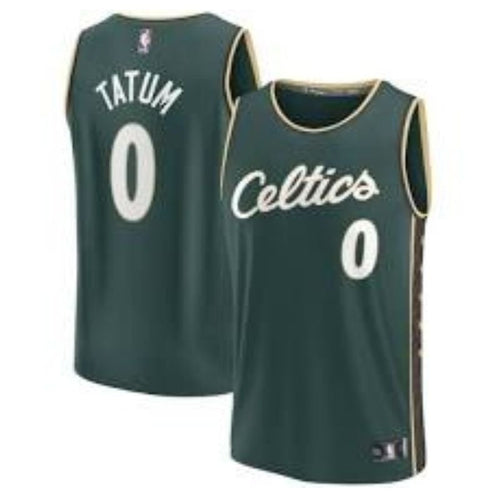 Jayson Tatum Boston Celtics 2023 Fastbreak NBA-Trikot – City Edition – Kellygrün
