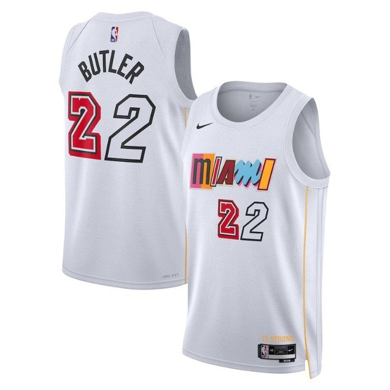 Maglia NBA unisex Jimmy Butler Miami Heat 2023 - City Edition - Bianca