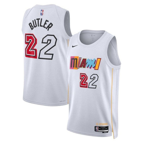 Maglia NBA unisex Jimmy Butler Miami Heat 2023 - City Edition - Bianca