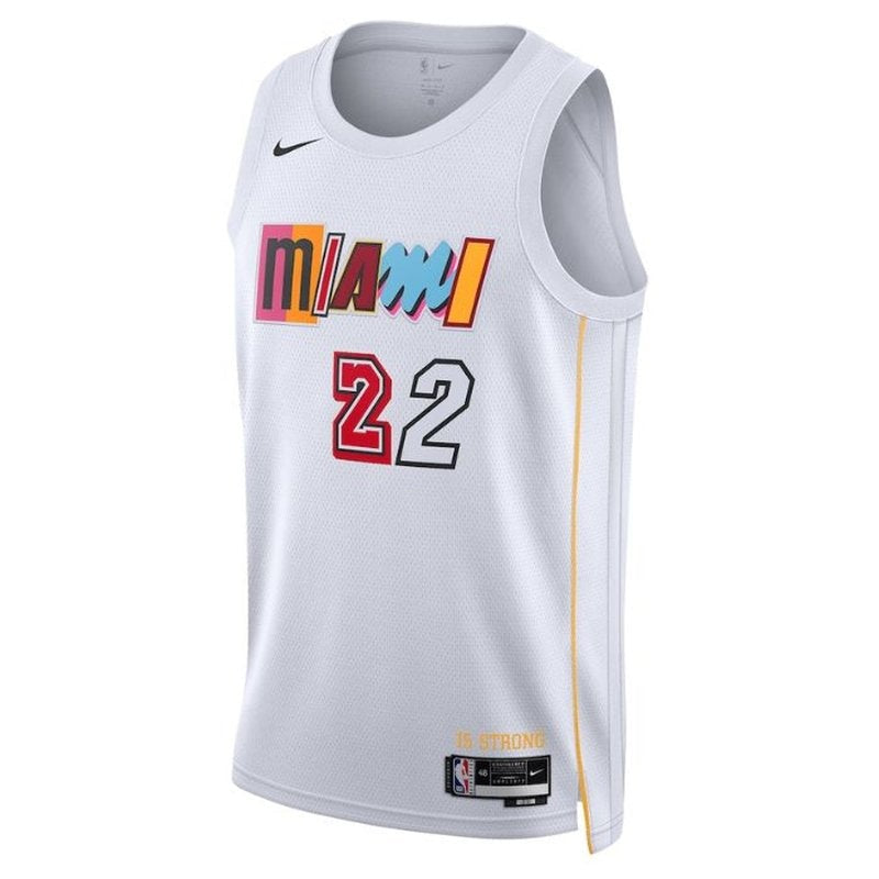 Maglia NBA unisex Jimmy Butler Miami Heat 2023 - City Edition - Bianca