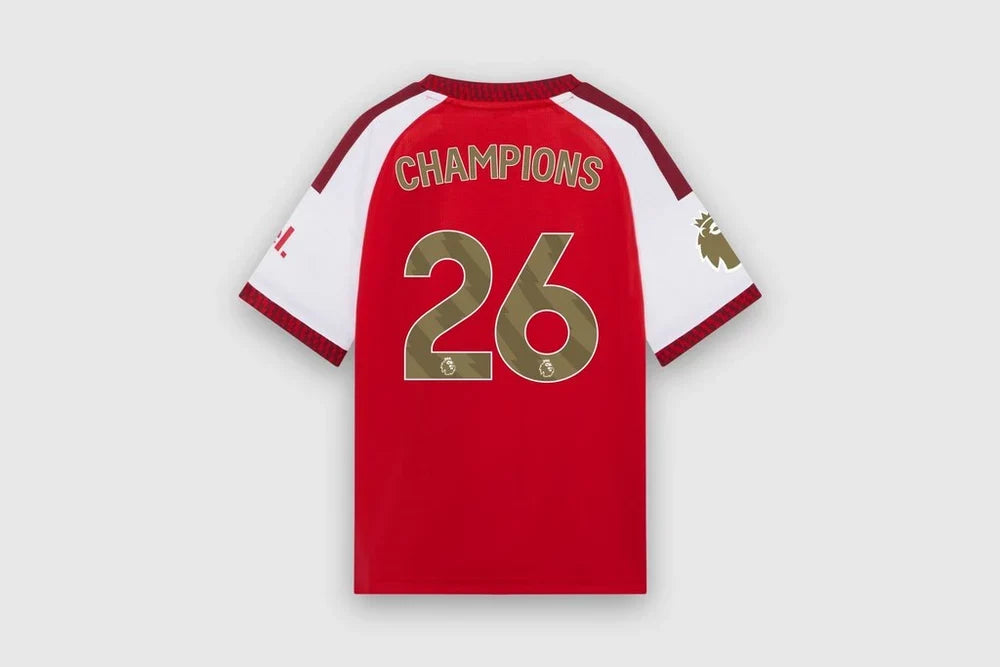 Arsenal 26/27 Home - Premier League Champions - Kids Kit