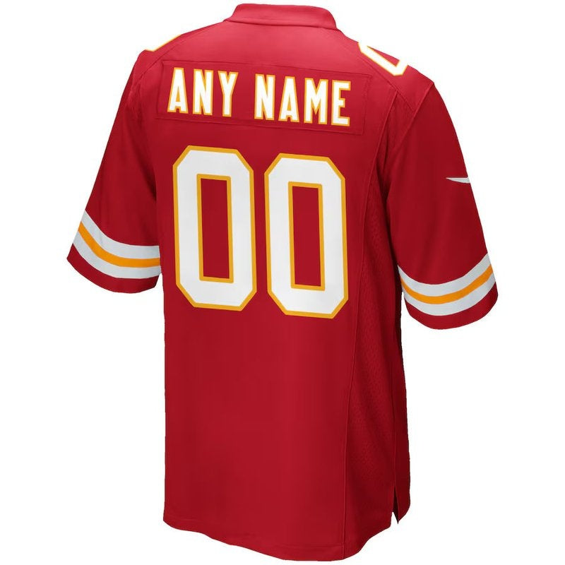 Kansas City Chiefs - Maillot de match NFL personnalisé - Rouge
