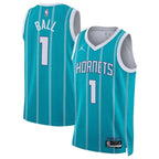 Maglia NBA unisex LaMelo Ball Charlotte Hornets 2023 - Icon Edition - Verde petrolio